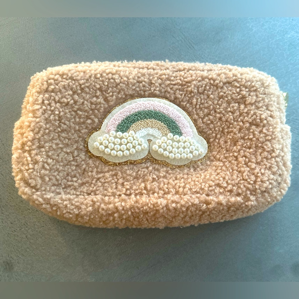 Stoney Clover Lane Cozy Collection Small Pouch In Hazelnut